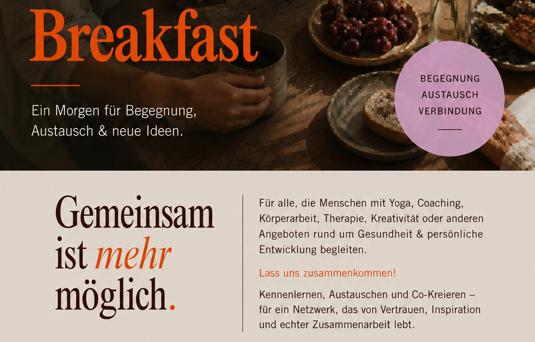 27.09.2026 – Community & Co-Creation Breakfast